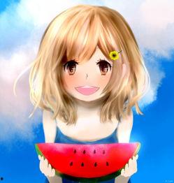 胖女子吃瓜漫画